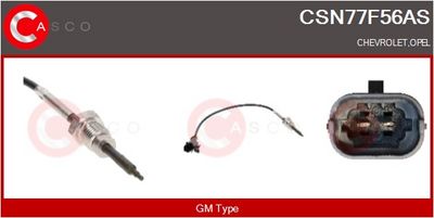 SENZOR TEMPERATURA GAZE EVACUARE CASCO CSN77F56AS