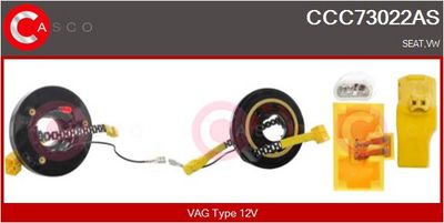 Vinutá pružina, airbag CASCO CCC73022AS