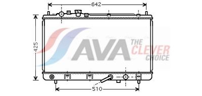 радиатор, охлаждане на двигателя AVA Clever Choice MZ2167