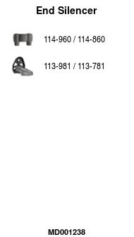 Tłumik końcowy FA1 MD001238