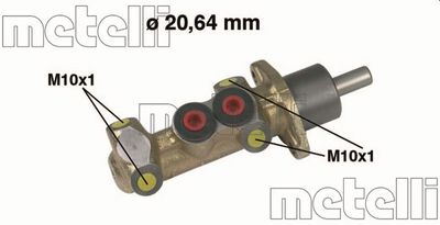 METELLI 05-0044 Ремкомплект тормозного цилиндра  для FIAT PUNTO (Фиат Пунто)