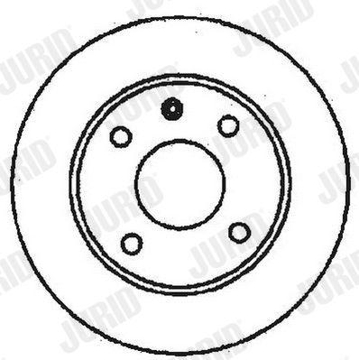 JURID 561462J Тормозные диски для FORD SIERRA Turnier (BNC)