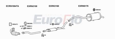 Układ wydechowy EUROFLO RNKAN15D6022A00
