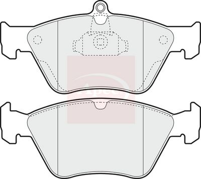 APEC Brake Pad Set, disc brake PAD847
