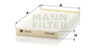 Фильтр, воздух во внутренном пространстве MANN-FILTER CU 15 001 для NISSAN CUBE
