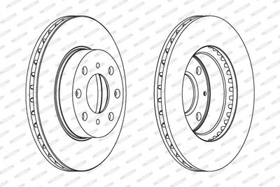 DISC FRANA FERODO DDF447C 1