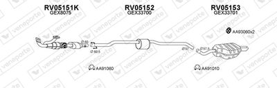 SISTEM DE ESAPAMENT VENEPORTE 050018