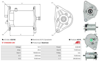 GENERATOR START AS-PL S3210S 4