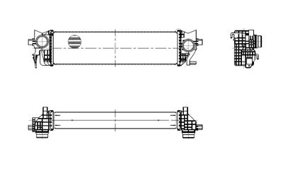 NRF 309112 Интеркулер  для VOLVO XC60 (Вольво Xк60)