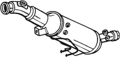 Filtr sadzy / filtr cząstek stałych, układ wydechowy BOSAL 2E0254700GX