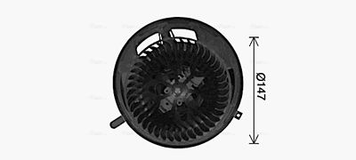 VENTILATOR HABITACLU AVA QUALITY COOLING BW8454 1