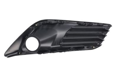 Voorbumper afdekking Voor Links (met mistlampgaten, plastic, zwart glanzend) past: TOYOTA AURIS E18 05.15-03.18