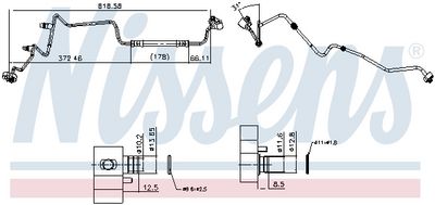 тръбопровод високо налягане, климатизация NISSENS 84076