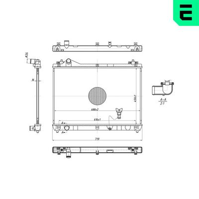 RADIATOR RACIRE MOTOR ERA 673070