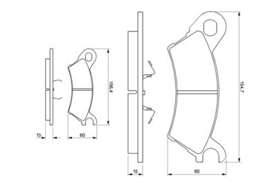 BREMSBELAGSATZ SCHEIBENBREMSE