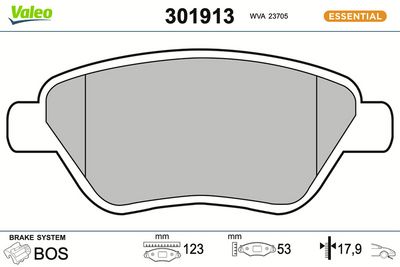 BREMSBELAGSATZ SCHEIBENBREMSE