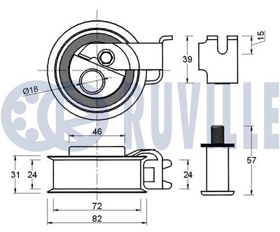 ROLA INTINZATOR CUREA DISTRIBUTIE RUVILLE 540454 1