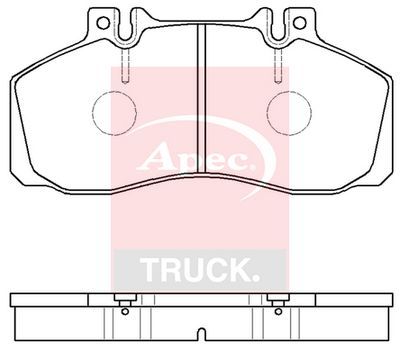 APEC Brake Pad Set, disc brake PAD29835