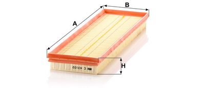 LUFTFILTER MANN-FILTER C43102 1