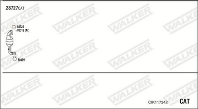 Изпускателна система WALKER CIK117342
