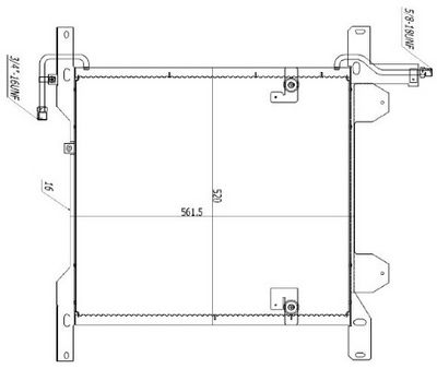 Condensator, climatizare MTR 13054628