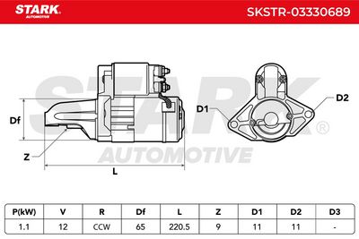 стартер STARK SKSTR-03330689