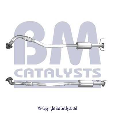 Exhaust Pipe BM Catalysts BM50748