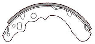 FIT FT6009 Ремкомплект барабанных колодок  для DAIHATSU CUORE (Дайхатсу Куоре)