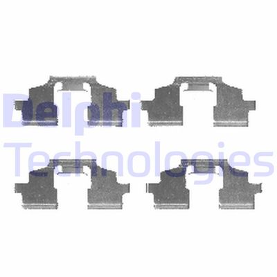 Комплектующие, колодки дискового тормоза DELPHI LX0419 для LAND ROVER FREELANDER