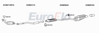 Układ wydechowy EUROFLO MZC18183015C