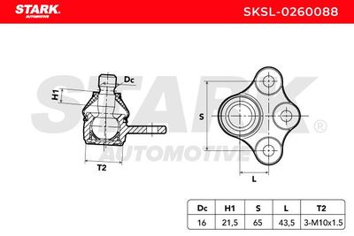Шарнири STARK SKSL-0260088