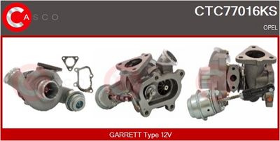 COMPRESOR SISTEM DE SUPRAALIMENTARE CASCO CTC77016KS