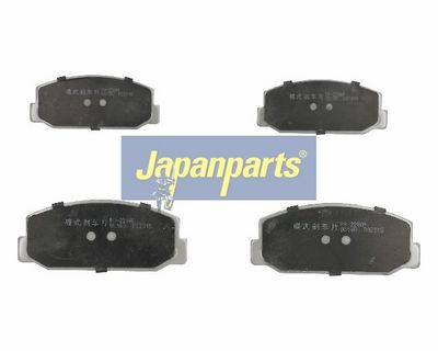 JAPANPARTS Stabdžių trinkelių rinkinys, diskinis stabdys