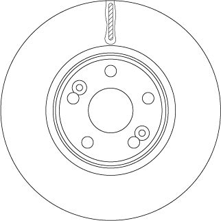 BREMSSCHEIBE TRW DF6233S 1