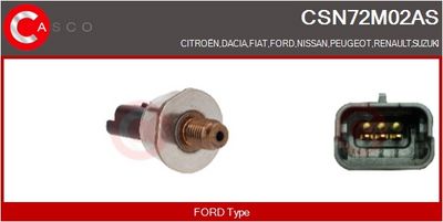 SENZOR PRESIUNE COMBUSTIBIL CASCO CSN72M02AS