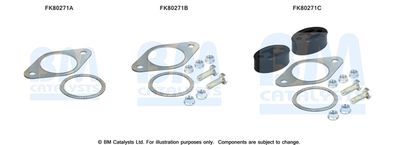 Монтажный комплект, катализатор BM CATALYSTS FK80271 для OPEL SINTRA