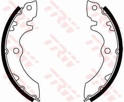Комплект тормозных колодок TRW GS8247 для SUZUKI ALTO