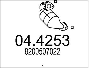 Katalizator MTS 04.4253