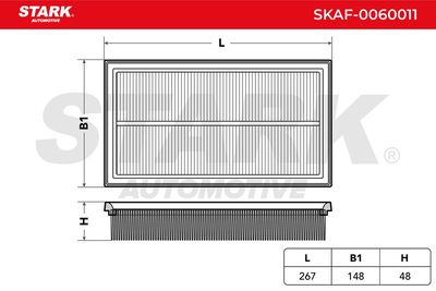 въздушен филтър STARK SKAF-0060011
