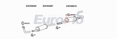 Układ wydechowy EUROFLO CNC25187001B