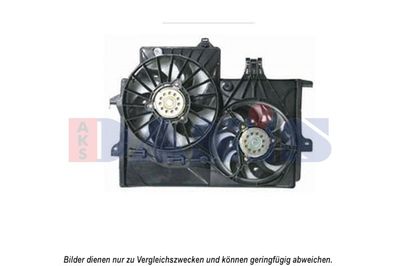 Вентилятор, охлаждение двигателя AKS DASIS 158052N для OPEL MERIVA