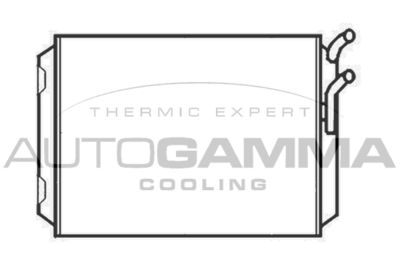 Теплообменник, отопление салона AUTOGAMMA 102483 для VOLVO 760