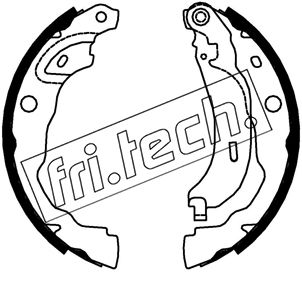 Zestaw szczęk hamulcowych FRI.TECH. 1253.753