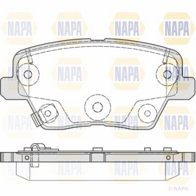 Brake Pad Set NAPA PBP7820