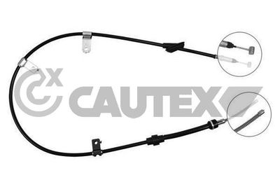 Тросик, cтояночный тормоз CAUTEX 761715 для ROVER 200