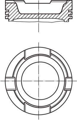 Zuiger - 2295500 - MAHLE