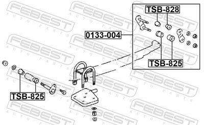 SET FIXARE ARC LAMELAR FEBEST 0133004 1