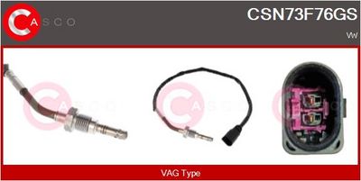 SENZOR TEMPERATURA GAZE EVACUARE