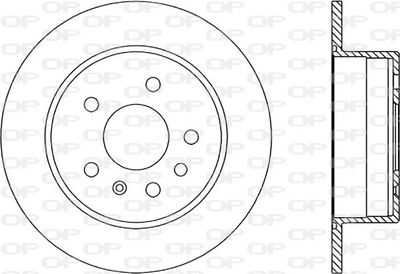 OPEN PARTS BDR1408.10 Тормозные диски  для CHEVROLET  (Шевроле Омега)