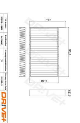 FILTER INNENRAUMLUFT DR!VE+ DP1110120432 1